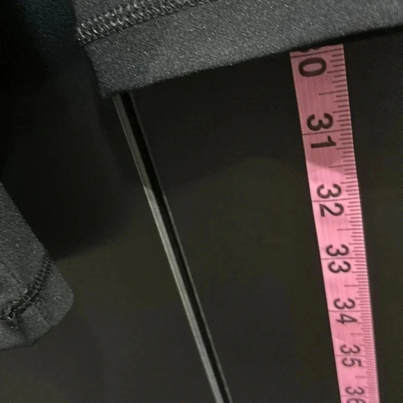 90° By Reflex High waist Capri  athletic leggings, mesh accents moisture wicking - Picture 7 of 10